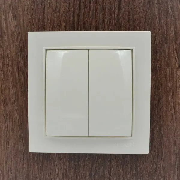 Вимикач Nilson Thor кремовий 2кл ( 27121003 ) - фото №4