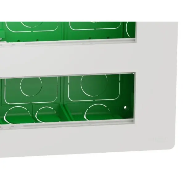 Антибактериальная установочная коробка Schneider Electric NU171020 Unica System+ 2х5 - фото №2 Антибактериальная установочная коробка Schneider Electric NU171020 Unica System+ 2х5 - фото №2