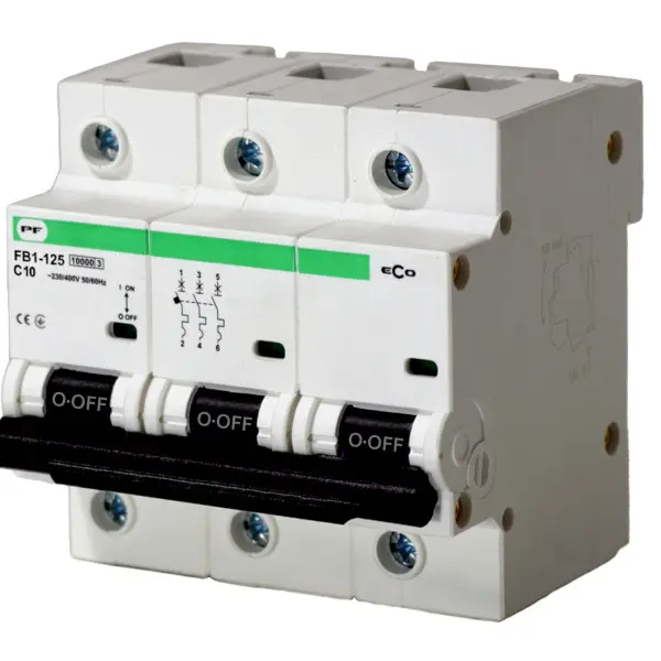 Автоматичний вимикач Promfactor ECO FB1-125 3P C 10A 10кА (FB1C30010)