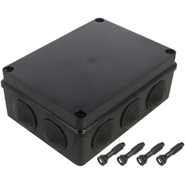Розподільна коробка SEZ S-BOX406С 190x140x70 на 10 сальників IP55 - фото №1