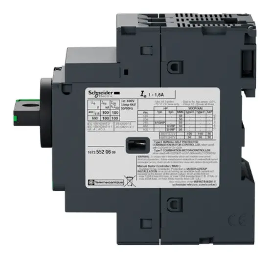 Автомат захисту двигуна Schneider Electric GV2P06 1-1.6 - фото №1 Автомат захисту двигуна Schneider Electric GV2P06 1-1.6 - фото №1