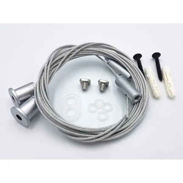 Комплект підвісів 2шт для профілю з кабелем, 2м (CR1002)