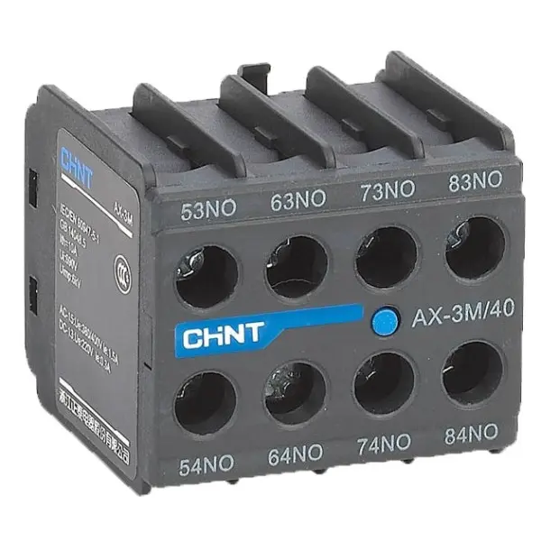 Блок дополнительных контактов Chint AX-3M/40 для NXC-06M-12M (925184) Блок дополнительных контактов Chint AX-3M/40 для NXC-06M-12M (925184)