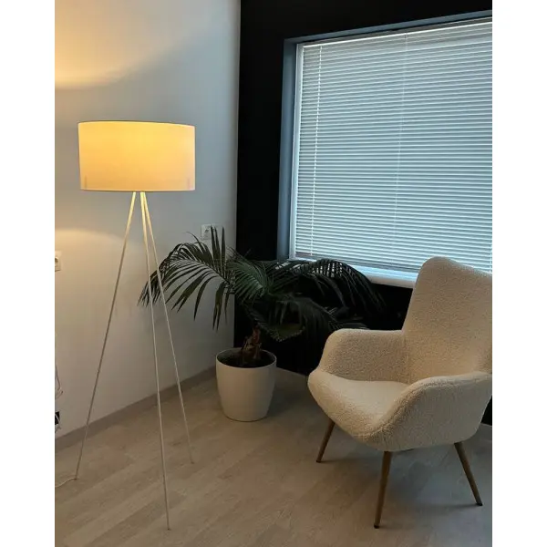 Торшер Nowodvorski 8191 Cadilac I E27 1x25W IP20 білий - фото №2