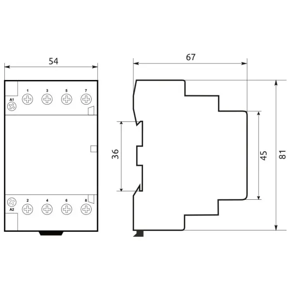 Магнитный пускатель Promfactor MCF3 63A 2NO 2NC 230В (MCF36322230) - фото №1 Магнитный пускатель Promfactor MCF3 63A 2NO 2NC 230В (MCF36322230) - фото №1