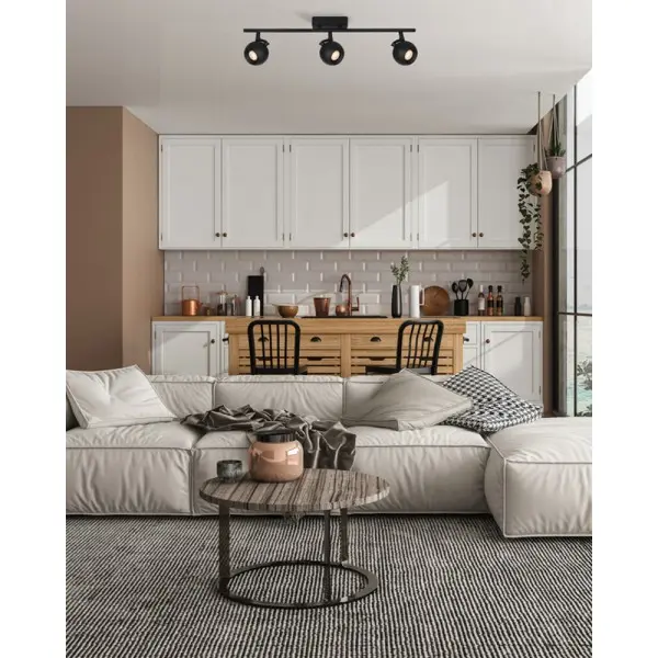 Спот Italux SPL-45379-3-BK Lafin GU10 3x10W IP20 Bk - фото №1