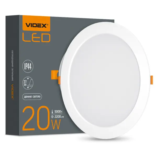 Светильник Videx Back 20Вт 5000K (VL-DLBR-205) - фото №2