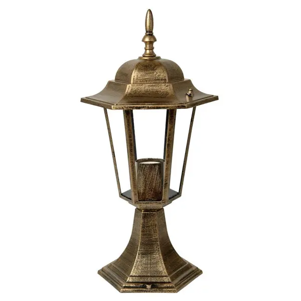 Парковый светильник Delux Palace A004 60Вт Е27 черное золото (90016658)