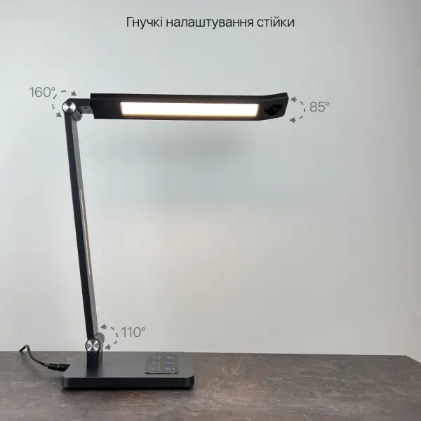 Светильник настольный LED HILTON 10W 3000-6500К белый Violux ( 530005 ) - фото №5