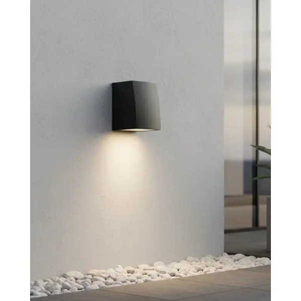 Уличный светильник Azzardo AZ4343 Rezia GU10 1x35W IP54 черный - фото №1