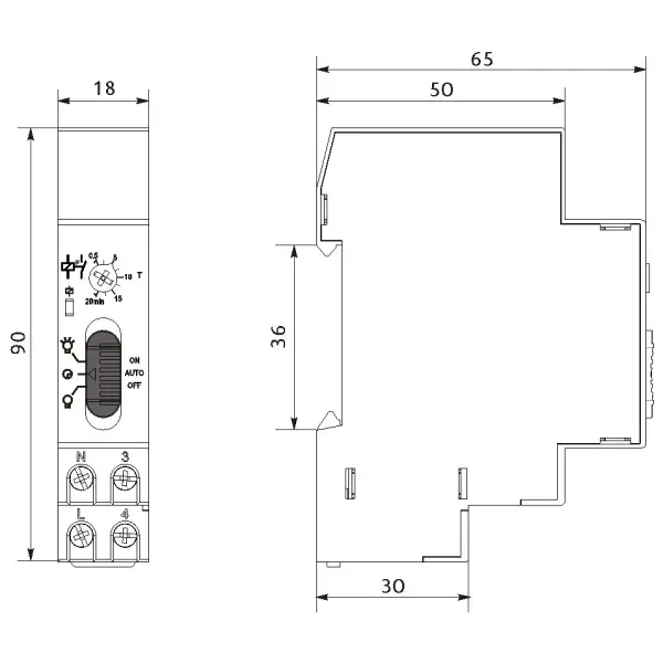 Сходове реле Promfactor освітлення FRT14 6 - фото №1