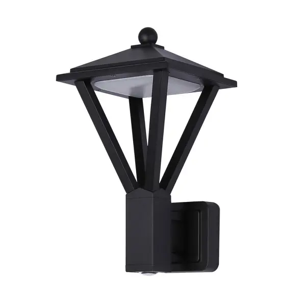Уличный светильник Italux OWL-22474-BK Bons LED 2x12W+3W 3000K 590Lm IP54 черный Уличный светильник Italux OWL-22474-BK Bons LED 2x12W+3W 3000K 590Lm IP54 черный
