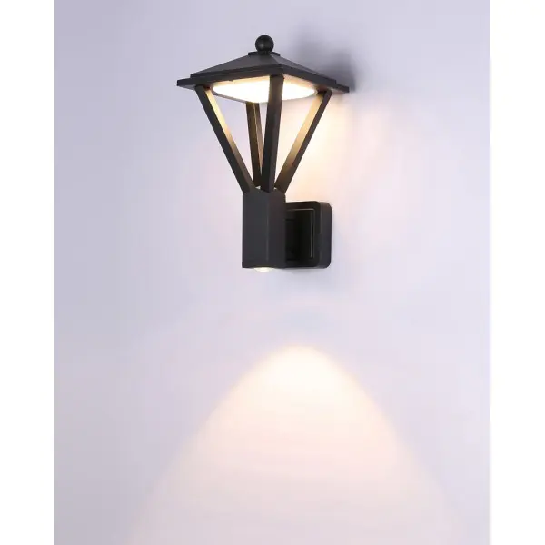 Уличный светильник Italux OWL-22474-BK Bons LED 2x12W+3W 3000K 590Lm IP54 черный - фото №1 Уличный светильник Italux OWL-22474-BK Bons LED 2x12W+3W 3000K 590Lm IP54 черный - фото №1