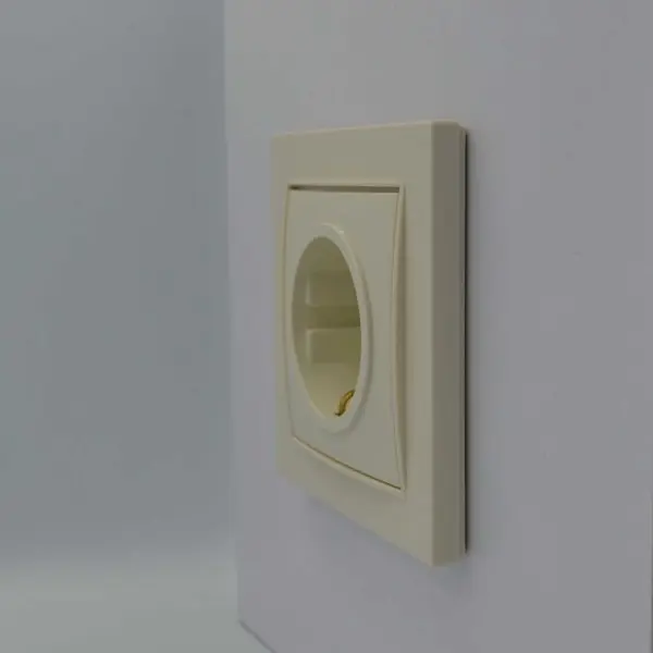 Розетка Nilson Thor кремова 1-на з заземленням ( 27121017 ) - фото №2