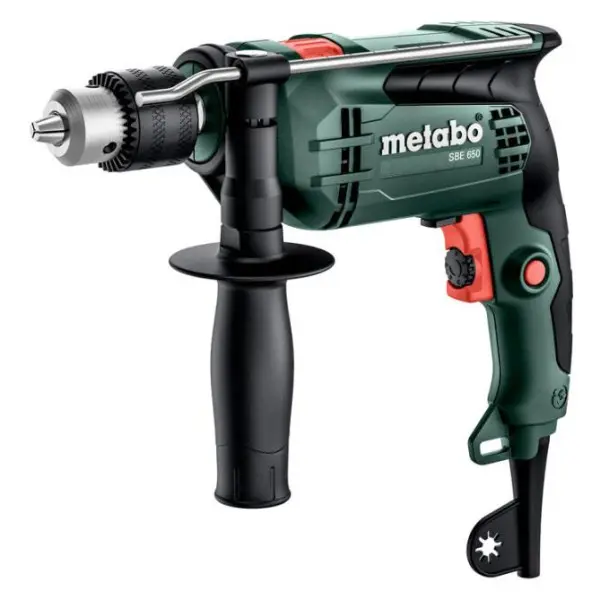 Ударная дрель Metabo SBE 650 9Нм 650Вт 0-2800об/мин в кейсе (600742500)