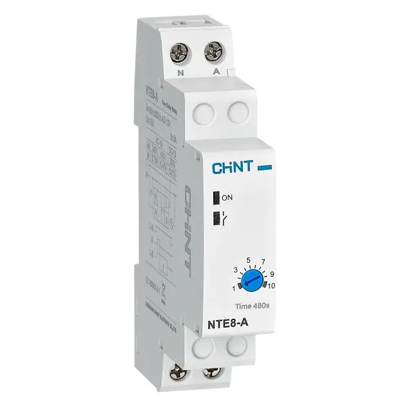 Реле задержки времени Chint NTE8-A 48-480с AC230В на отключение (258368) Реле задержки времени Chint NTE8-A 48-480с AC230В на отключение (258368)