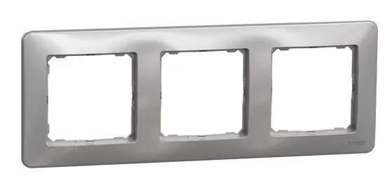 Рамка 3-местная Schneider Electric Sedna Design алюминий SDD313803