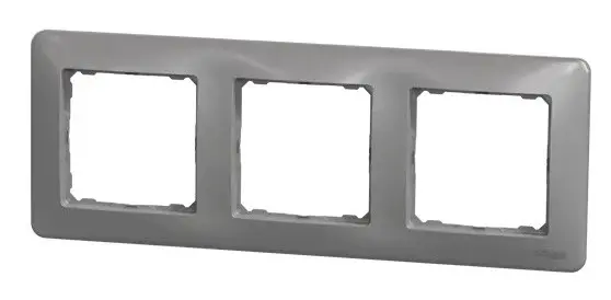 Рамка 3-местная Schneider Electric Sedna Design алюминий SDD313803 - фото №4
