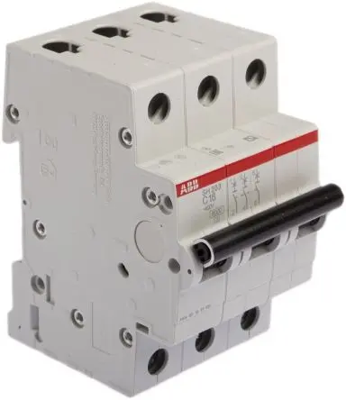 Автоматический выключатель ABB SH203-C16 тип C 16А - фото №1