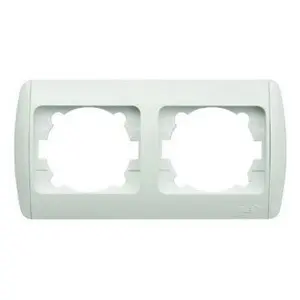 Рамка ELBI ZIRVE Fixline белая 2-я горизонтальная (501-000202-226)