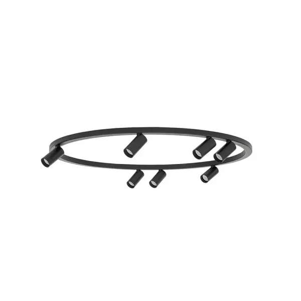 Люстра Nowodvorski 11944 Fourty Round GU10 R35 7x10W IP20 черная - фото №3