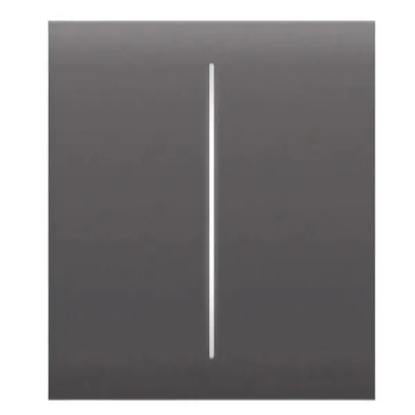 Клавиша умного выключателя 2кл Ajax 46029.140.GR CenterButton для LightSwitch серая (29830)