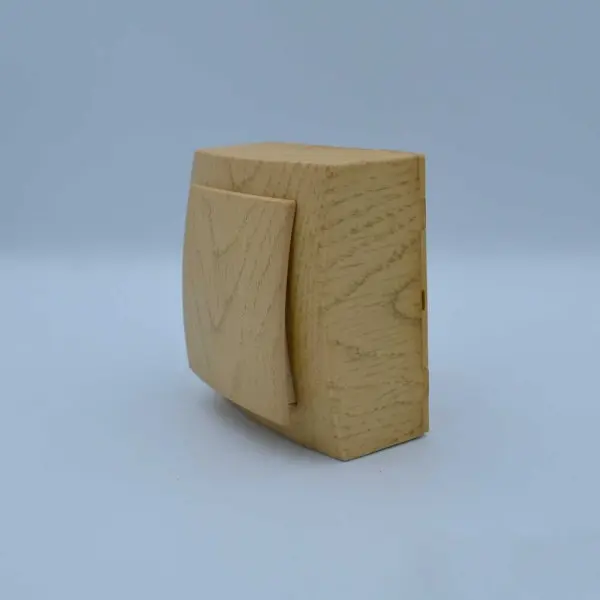 Выключатель Nilson Themis клен 1кл ( 26281001 ) - фото №2