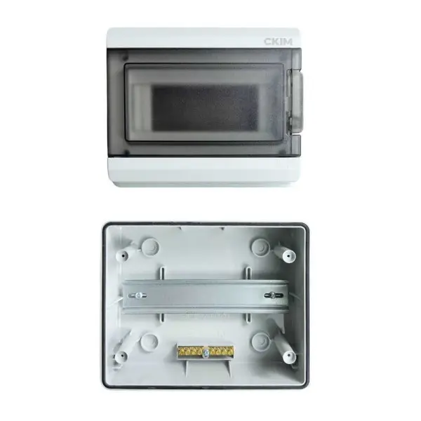 Бокс пластиковый СКИМ на 8 модулей накладной IP65 ( С11902003/С99990123 ) - фото №3