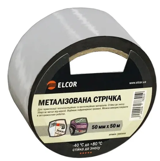 Металізована стрічка Elcor 40206783 TEMT5050 50мм (50м) Металізована стрічка Elcor 40206783 TEMT5050 50мм (50м)