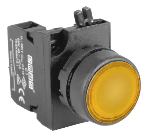 Натискна кнопка EMAS CP100DS (1НО) жовта Натискна кнопка EMAS CP100DS (1НО) жовта