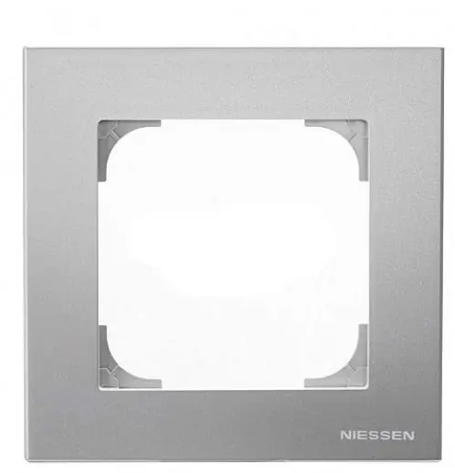 Однопостовая рамка ABB Sky 8571 PL (серебро)
