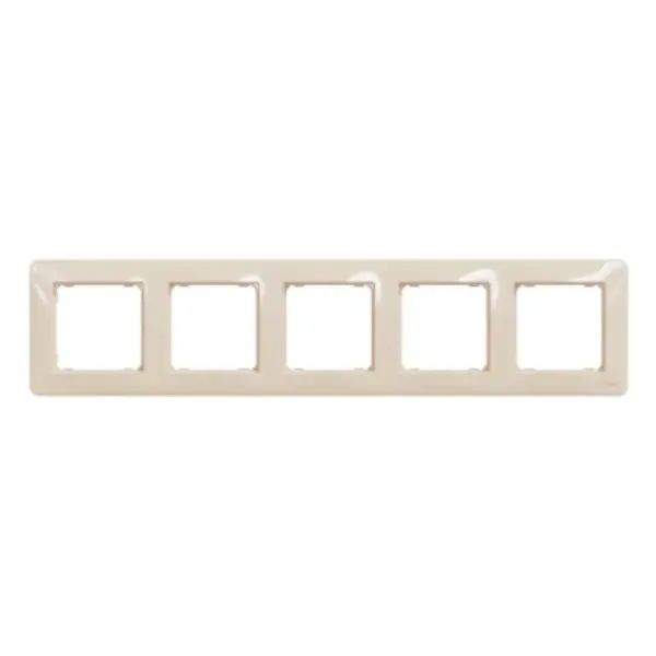Рамка 5-постовая Schneider Electric Sedna Design бежевая SDD312805 - фото №4