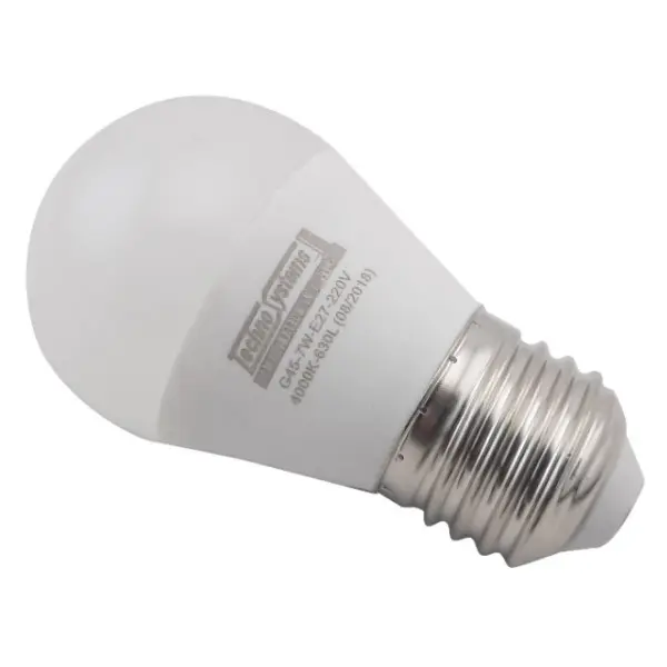 Светодиодная лампа TNSy LED ElectroGurt-G45-7W-E27-220V-4000K-740L GOLDEN (TNSy5000036) - фото №1