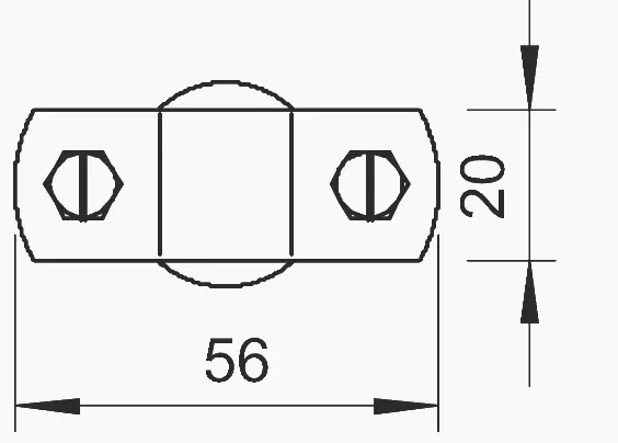 Фасадний тримач катанки OBO Bettermann (5229960) 113 Z8-10 FT (40-60 мкм) - фото №2