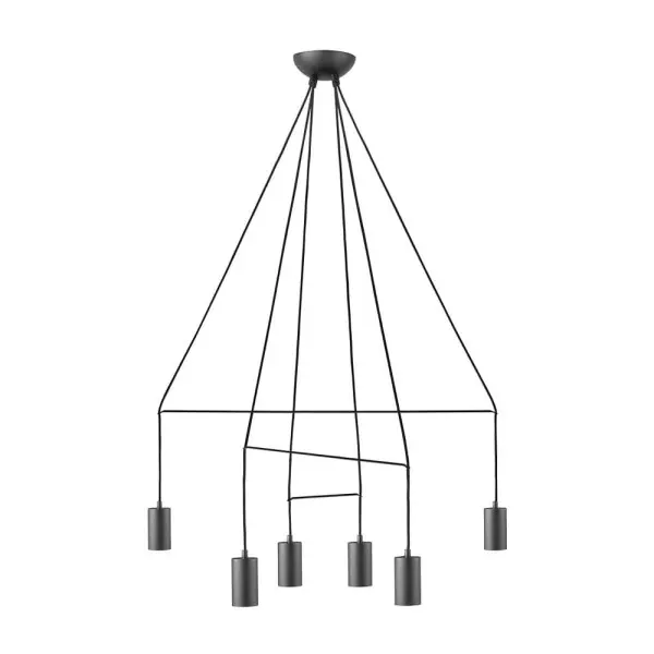 Люстра Nowodvorski 9677 Imbria GU10 6x10W IP20 черная