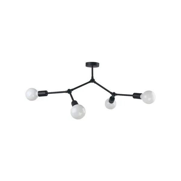 Люстра Nowodvorski 9140 Twig E27 4x60W IP20 Чорна Люстра Nowodvorski 9140 Twig E27 4x60W IP20 Чорна