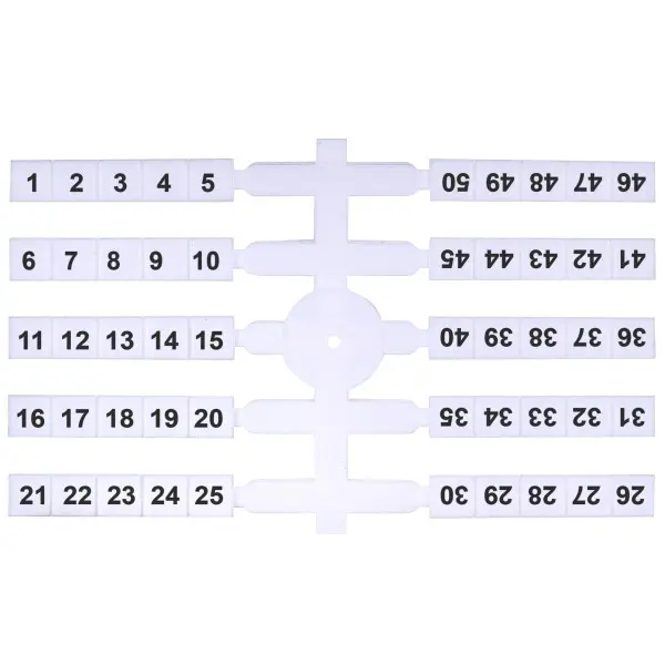 Маркировочная табличка ETI EO3 1-50 200шт (3901772)