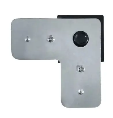 Угловой коннектор для шинопровода Maxus assistance Track Accessories L-connector 1Phase черный - фото №1