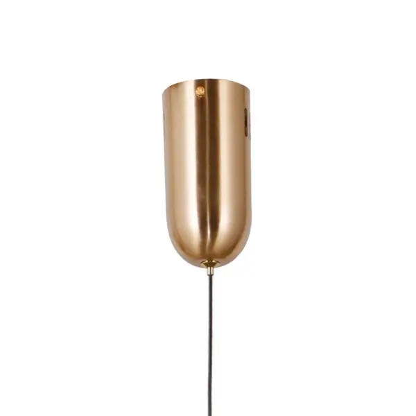 Підвісний світильник, люстра Italux PND-34361-L-HBR-OPAL Rastia LED 1x12W 3000K 1300Lm IP20 золотий - фото №4