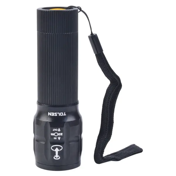 Водонепроникний ліхтар в алюмінієвому корпусі Tolsen (60033) IP65 34х110мм - фото №2