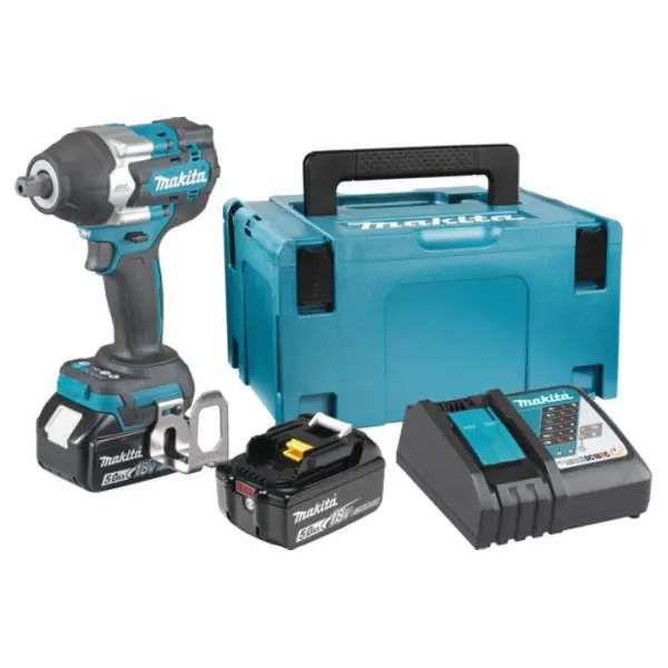 Аккумуляторный ударный гайковерт Makita DTW701RTJ LXT 18В 5Ач с 2 аккумуляторами DC18RC - фото №3 Аккумуляторный ударный гайковерт Makita DTW701RTJ LXT 18В 5Ач с 2 аккумуляторами DC18RC - фото №3