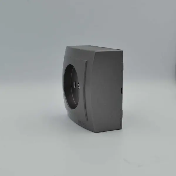 Розетка Nilson Themis антрацит 1-на без заземлення ( 26161015 ) - фото №2