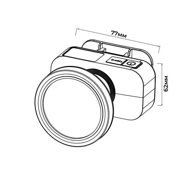 Фонарик FISHER 2 LED 3W 250Lm на голову 7 год. Violux ( 360304 ) - фото №3