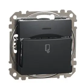 Картковий вимикач Schneider Electric Sedna Design & Elements чорний SDD114121