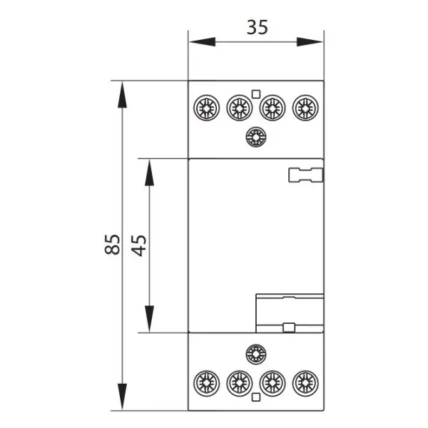 Контактор ETI 002464010 RD 25-40 (230V AC/DC) (AC1) - фото №1 Контактор ETI 002464010 RD 25-40 (230V AC/DC) (AC1) - фото №1