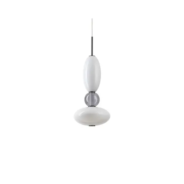 Подвесной светильник, люстра Ideal Lux 314143 Lumiere Led 1x27W 3000K 3300Lm IP20 Белый