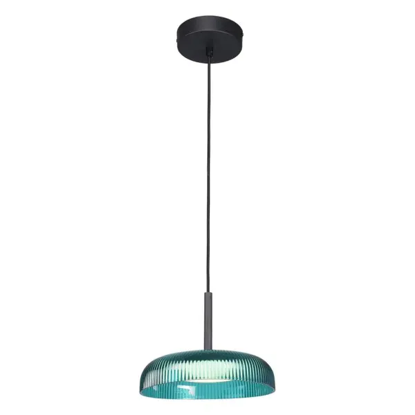 Подвесной светильник, люстра Italux PND-48529-BK-BLU Colle LED 1x12W 3000K 1500Lm IP20 голубой - фото №2