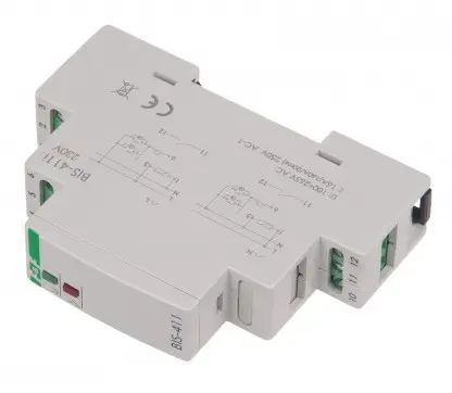 Импульсное реле F&F BIS-411-LED (защита контактов от пусковых токов) - фото №1