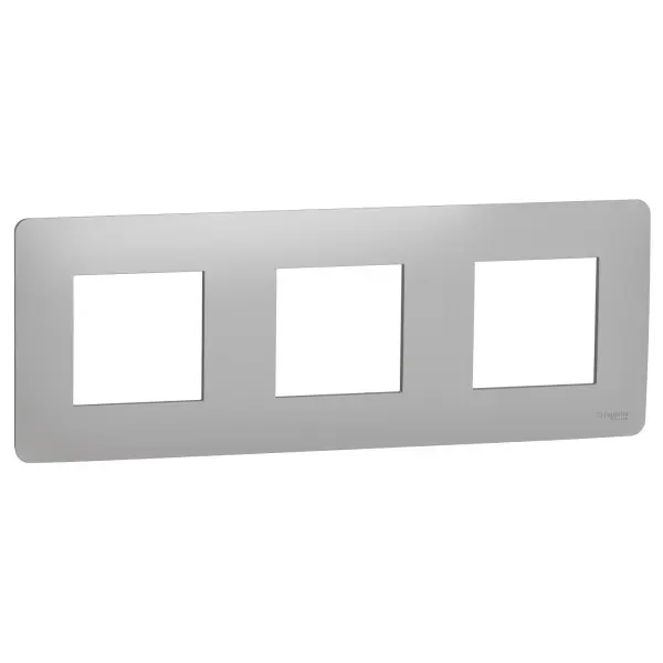 Трипостова рамка Schneider Electric NU200630 (алюміній) Трипостова рамка Schneider Electric NU200630 (алюміній)