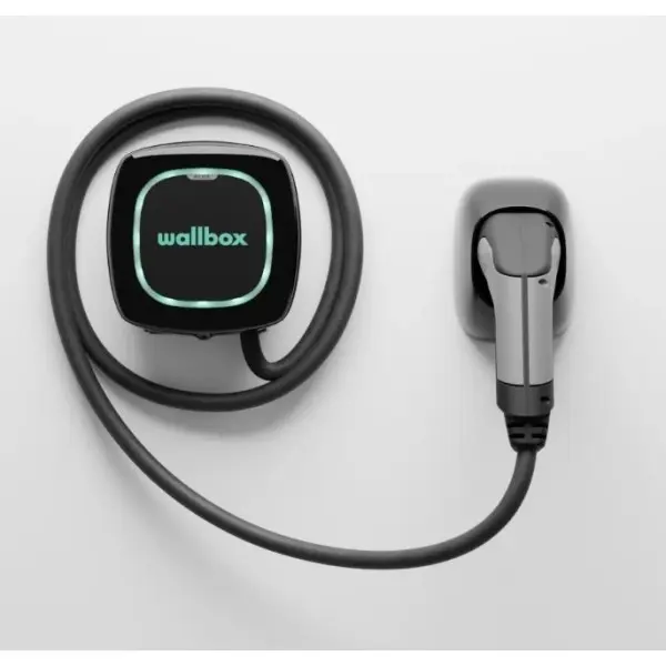 Зарядна станція Wallbox Pulsar Plus 7,4кВт Type 2 кабель 5м чорна (PLP1-0-2-2-9-002) - фото №5 Зарядна станція Wallbox Pulsar Plus 7,4кВт Type 2 кабель 5м чорна (PLP1-0-2-2-9-002) - фото №5